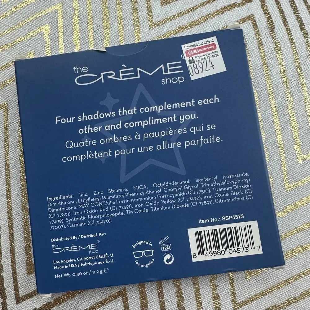 The Crème Shop So Shady Starlit Eyeshadow Palette New
